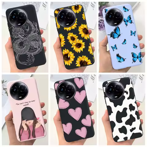 Shockproof Case For Realme 11 5G / Realme 11X Phone Cover Fashion Girls Soft Silicone Funda For Real