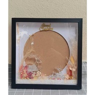 Photoframe 12 inch handmade preserved flower christmas wall hanging photo frame 10R photo size