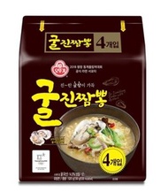 韓國不倒翁 真蠔海鮮風味 辛辣又清爽的湯頭 拉麵 即食麵 130g 4包入 平行進口 #新舊包裝隨機發貨 오뚜기 굴 진짬뽕 此日期或之前食用：2026年09月17日 或以後