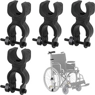 Giantree 2pcs Black Cane Holder for The Walker, Stick Universal Crutches Stick Bracket Accessories Wheelchair Accessories, for Drive Rollator Walker Wheelchair Elderly Walkers Wheelchairs