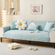 Campbell Home Collection - 日式拼布梳化墊 - 100%全棉 四季適用 (配波浪邊)