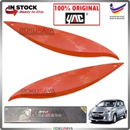 [R53 OZZY ORANGE] Perodua Myvi Old Custom Fit ABS Plastic Car Head Lamp Eye Lid Brow Cover