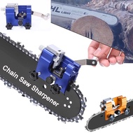 Ptr Chainsaw Sharpener, Chainsaw Chain Sharpening Jig Kit with Crank, Grinding Head Posi