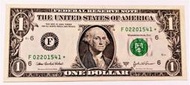 2003 (A) 年 稀少 美國 1元 ONE Dollar 美元 小頭 補號鈔 舊版 星號 早期 紙鈔 紙 幣
