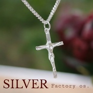 💥PROMO💥Original Silver 925 Catholic Crucifix Cross Pendant**Cross Loket **925纯银十字架吊坠