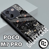 Glossy softcase poco m7 pro/case poco m7 pro Men's/case poco m7 pro glitter/casing poco m7 pro