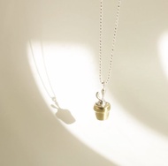 多肉植物碧光環 純銀項鍊 小兔子耳朵