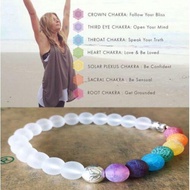 7 Chakra Elephant Charm Bracelet