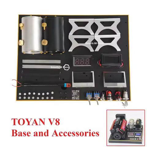 TOYAN V8 Engine Model Starter Kit Suitable for FS-V800 Eight Cylinder Micro Water-cooled Engine Mode