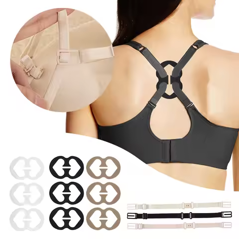 Folding Design For Crafting Bra Strap Clips Set 9 Bra Clips And Bra Straps Holder Women’S Black Vice