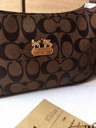 TAS WANITA SHOULDER BAG COACH SIGNATURE FREE PAPERBAG TOP HANDLE POUCH