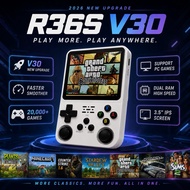 R36S V30 ARKOS ORIGINAL GAMES Retro Handheld Video Portable Gameboy PSP PS1 Linux System 3.5 Inch IP