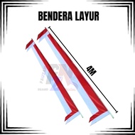 Best Quality Long Flag 300cm 350cm 400cm Polyester Peles