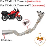 Slip On For Yamaha Tracer9 Tracer 9 GT 2021 2022 2023 Motorcycle Exhaust Escape Systems Modified Fro