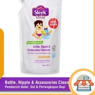 Rs 900ml REFILL Sleek Baby Bottle Nipple and Accessories Cleanser 900ml Bottle ^