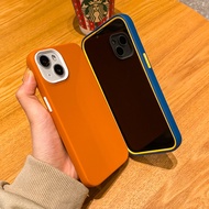 3 in 1 solid color drop-proof phone soft silicone case for iPhone 7 8 14 15 Plus X Xs Max Xr 11 12 1