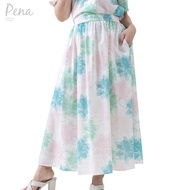 Pena house กระโปรงลายดอกไม้โทนพาสเทล  PWSK022501