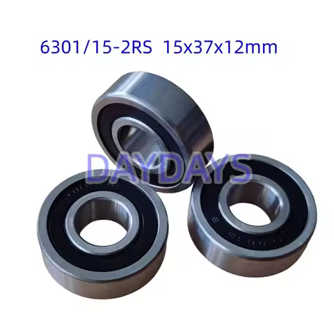 103712 153712 bearing (10Pcs) 6301/15-2RS 6301/10 Mountain motorcycle hub bearing 10*37*12 10x37x12 