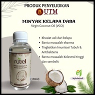 Minyak Kelapa Dara by UTM - VCO Virgin Coconut Oil - Bantu Kawal Kolestrol Masaalah Kulit Sembelit &