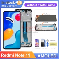 6.43"; Display Screen for Xiaomi Redmi Note 11 Lcd Display Digital Touch Screen with Frame for Redmi