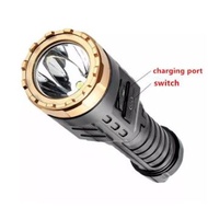 LG-882 Powerful Flashlight 5 Modes USB Zoom LED Flashlight 18650 Battery Best for Camping, Outdoor