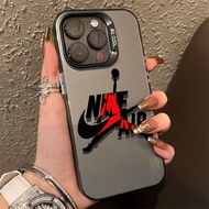 Fashion Sports Brand Logo AIR IMD Phone Case For Samsung Galaxy S23 FE S24 S23 S22 S21 Ultra Plus S20 S21 FE Note 20 Ultra Silver Shockproof Hard Cover