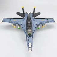 รุ่นสำหรับทหารตัวต่อเลโก้บล็อคเครื่องบินจำลอง F16สร้างนักรบเจ็ทโมเดลเครื่องบินรบ F16