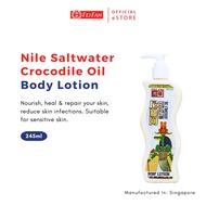 Fei Fah Nile Saltwater Crocodile Oil Body Lotion 245ml (Expiry Aug 2024)