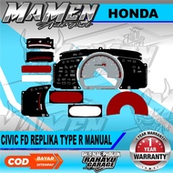 Custom HONDA CIVIC FD SPEEDOMETER BOARD MANUAL AND MATIC