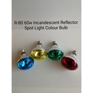R80 60w Incandescent Reflector Spot Light Colour Bulb