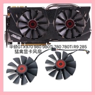 Original ASUS/Asus GTX970 980 980Ti 780 780Ti R9 285 Raptor Graphics Card Fan