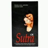 kondom sutra ok isi 12 sachet dengan pelumas khusus sehalus sutra