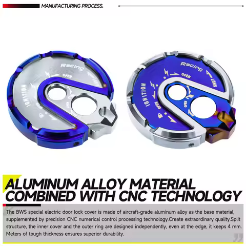 Electric Door Lock Decorative Side Cover For YAMAHA BWS125 BWS 125 CYGNUS X125 GTR CYGNUS X 125 SMAX