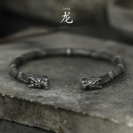 Original < Dragon > Bracelet Dragon Scale Dragon Shape Boy Double Dragon Bracelet Dragon Head Men St