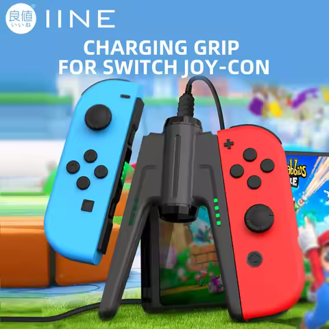 Charging Grip for Nintendo Switch Joycon IINE Charging Dock Controller Accessories Bridge Shape Char