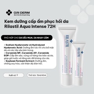 Rilastil Aqua Intense 72h Gel Cream 15/40ml - Deeply moisturizes, helps restore dehydrated skin