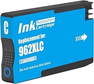 1 Pack 962XL Ink Cartridges for HP 962XL Cyan Ink Cartridge Works for HP Officejet Pro 9015e 9010 90