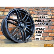 LENSO PROJECT D SPEC-D 18INC WHEELS WISH CALDINA SUBARU XV FORESTER 86
