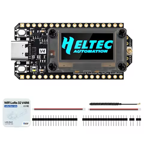 Heltec WiFi LoRa 32 V4 R8 V4.3.1 Meshcore Meshtastic GPS SX1262 0.96inch OLED Solar Powered Mesh Net