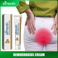 Ximonth Hemorrhoid Removal Ointment Anal Fissure Pain Treatment Relieve Internal External Piles Anti-Itchy Anus Swell Bleed Relief Cream