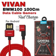 Vivan Micro Data Cable Gamers Fast Charging 2.4a 1m Bwm100