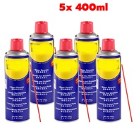 WD-40 น้ำมันอเนกประสงค์ ขนาด 400ml ใช้สำหรับหล่อลื่น คลายติดขัด ไล่ความชื่น ทำความสะอาด และป้องกันสน