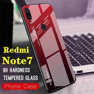 ส่งจากไทย Fashion Case Xiaomi Redmi Note7 เคสเสี่ยวมี่เรดมี่โน๊ต7 สำหรับ xiaomi redmi note7 เคสกระจกสองสี เคสเงาไล่สี ขอบนิ่ม