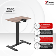 TTRacing TACTO Adjustable Portable Movable Standing Desk Table 65x42cm with Wheel Sofa Side Table