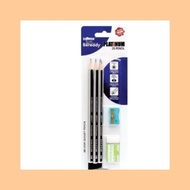 [Ready Stock] TECH99 Dolphin 2B Pencil Set with Eraser Sharpener PSE065 PSE1221
