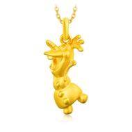 CHOW TAI FOOK Disney Frozen Collection 999 Pure Gold Pendant R17358 - Frozen Olaf