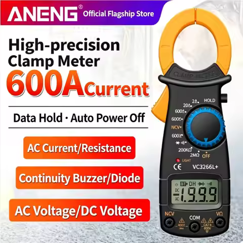 Clamp Multimeter ANENG VC3266L+ Digital High Precision Multifunctional Ammeter Tester Meter