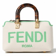 FENDI By The Way 迷你波士頓包 象牙綠 8BS067 ANVG