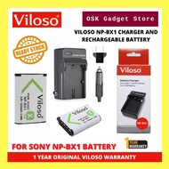 Viloso NP-BX1 Rechargeable Battery & Battery Charger For Sony NP-BX1 Camera / Camcorder | 1 Year War