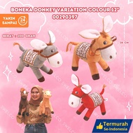 Colorful Donkey Donkey Doll Donkey Variety Color 12" Doll